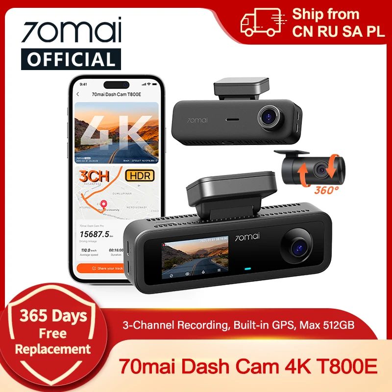 70mai car on-dash mounted cameras electronics